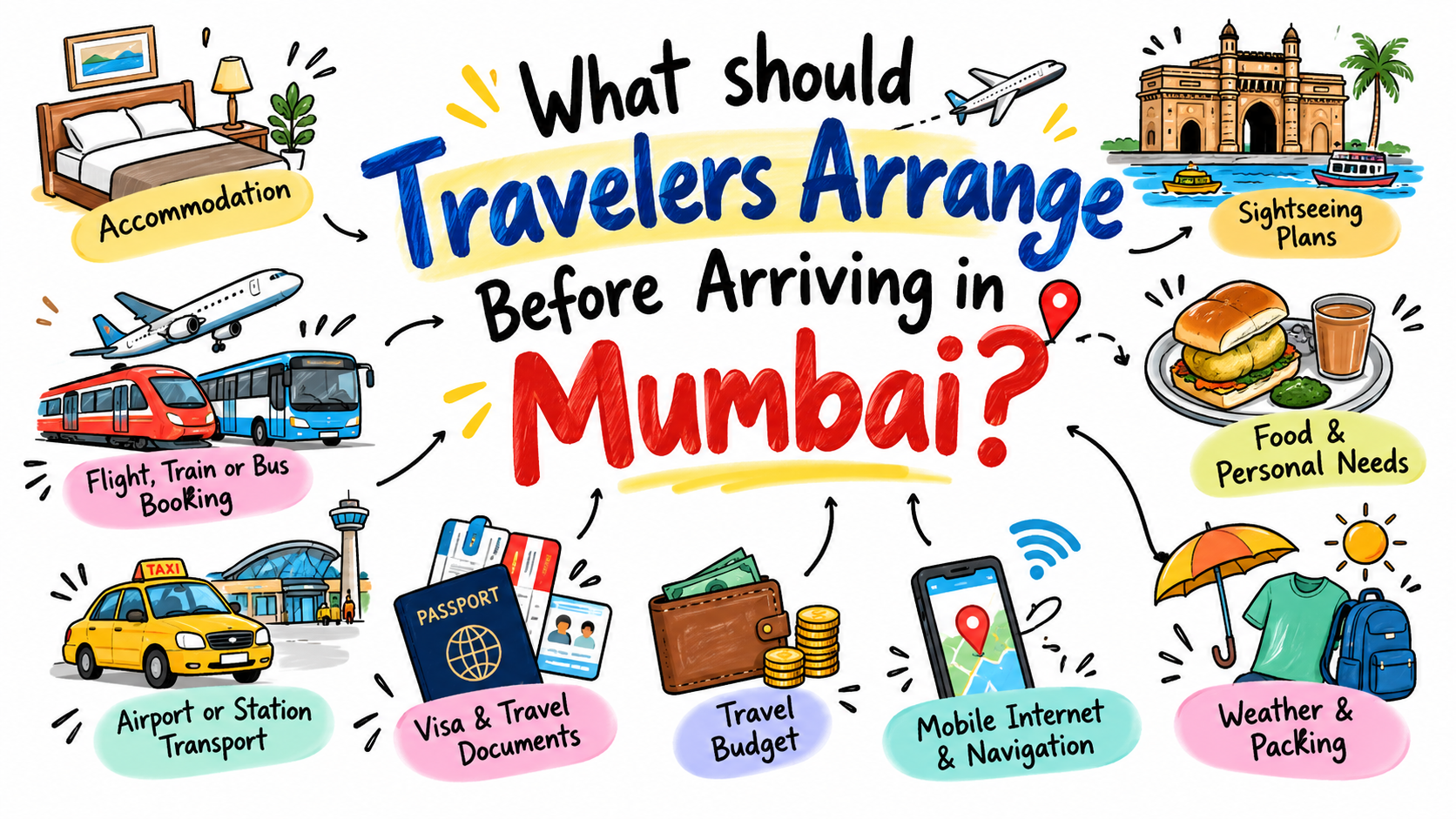 What Should Travelers Arrange Before Arriving in Mumbai?