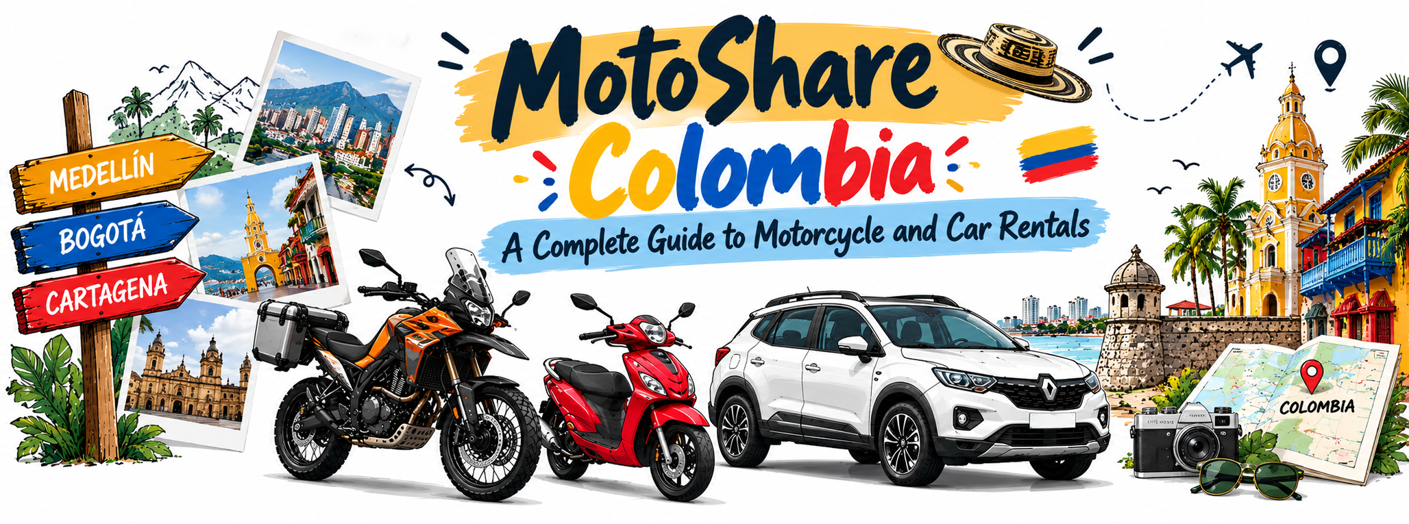 MotoShare Colombia: Choose Your Ride and Discover More of the Country